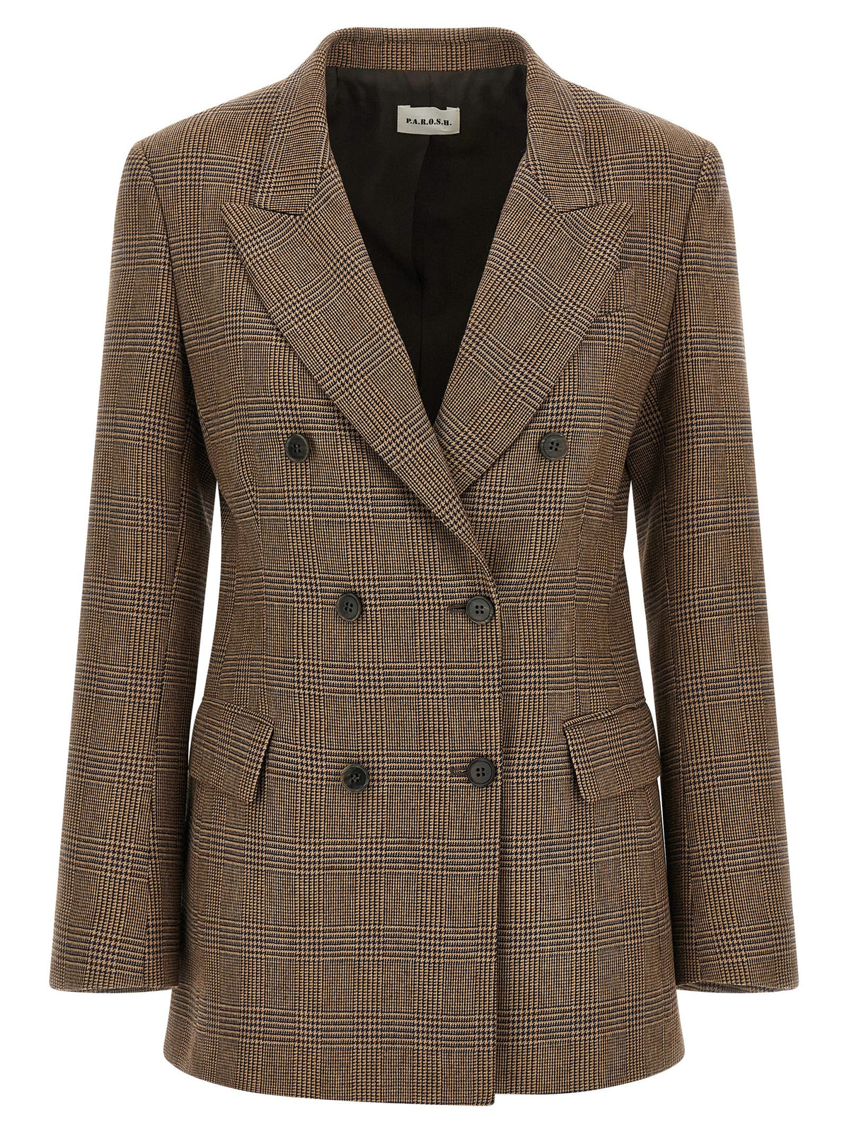 P.A.R.O.S.H. Brown Viscose Blazer
