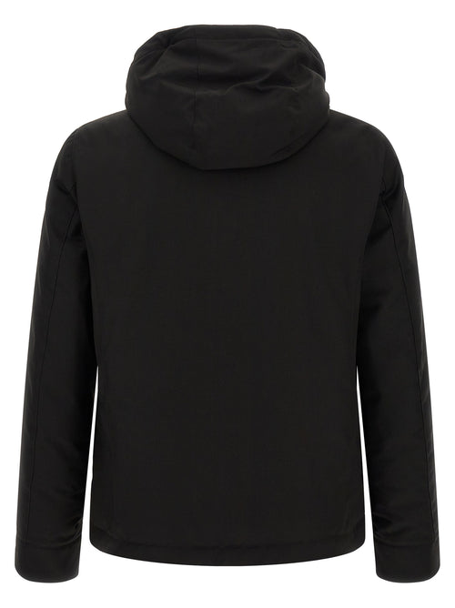 MooRER Black Wool Full-Length Jacket