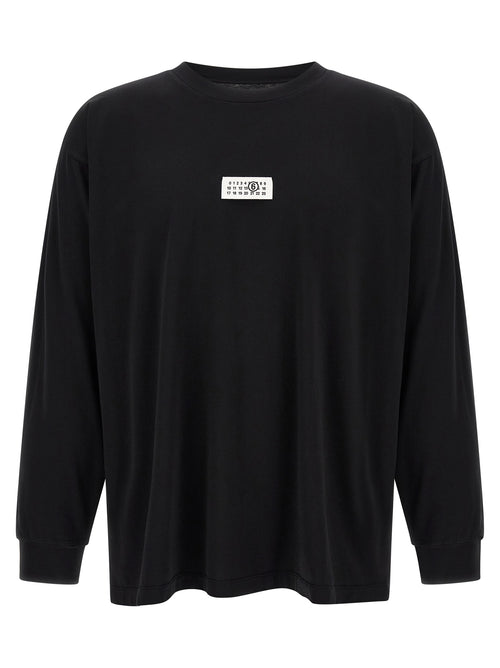 MM6 Maison Margiela Black Cotton T-Shirt