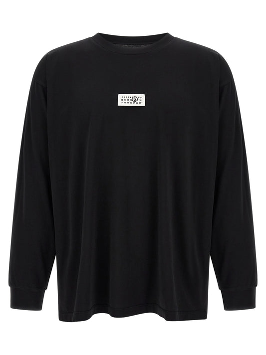 MM6 Maison Margiela Black Cotton T-Shirt