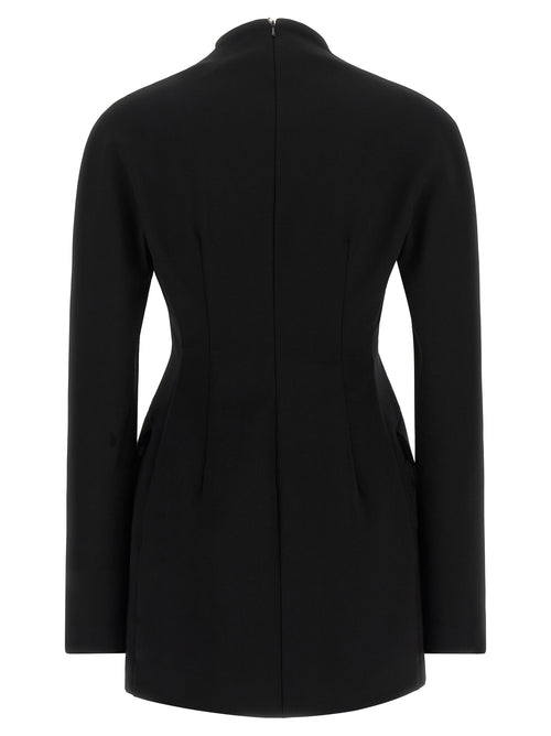 Sportmax Black Viscose Short Dress