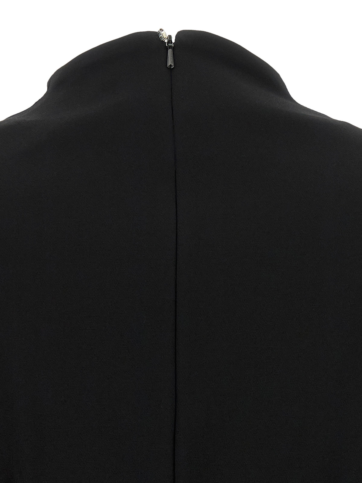 Sportmax Black Viscose Short Dress