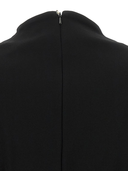 Sportmax Black Viscose Short Dress