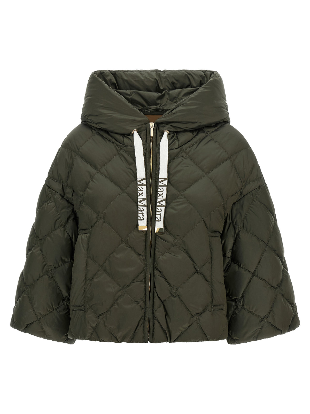 Max Mara Bicolor Polyamide Parka