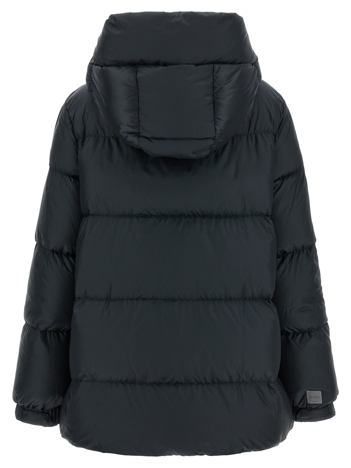 Max Mara Blue Polyester Full-Length Jacket