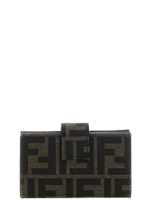 Fendi Brown Polyester Cardholder
