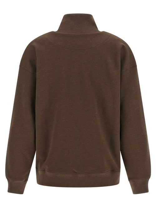 Maison Kitsuné Brown Organic Cotton Sweatshirt