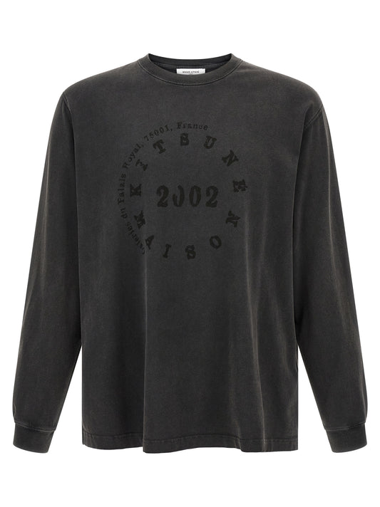 Maison Kitsuné Black Organic Cotton T-Shirt