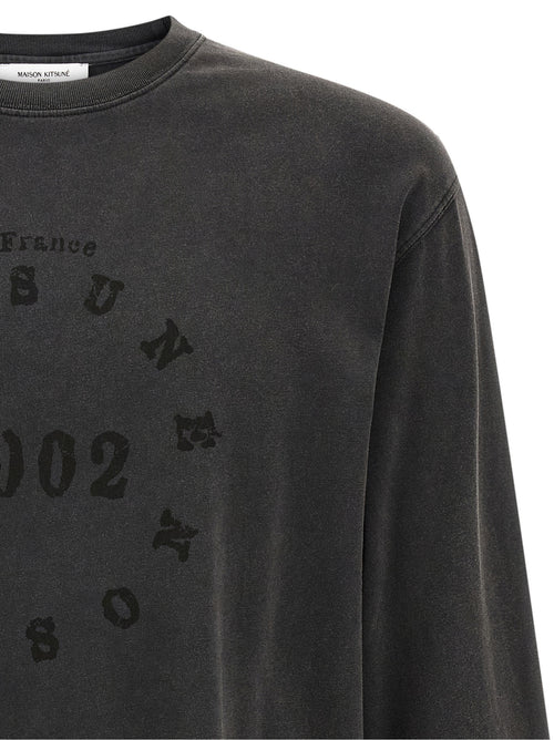 Maison Kitsuné Black Organic Cotton T-Shirt