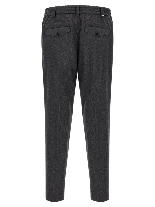 PT Torino Gray Virgin Wool Dress Pants