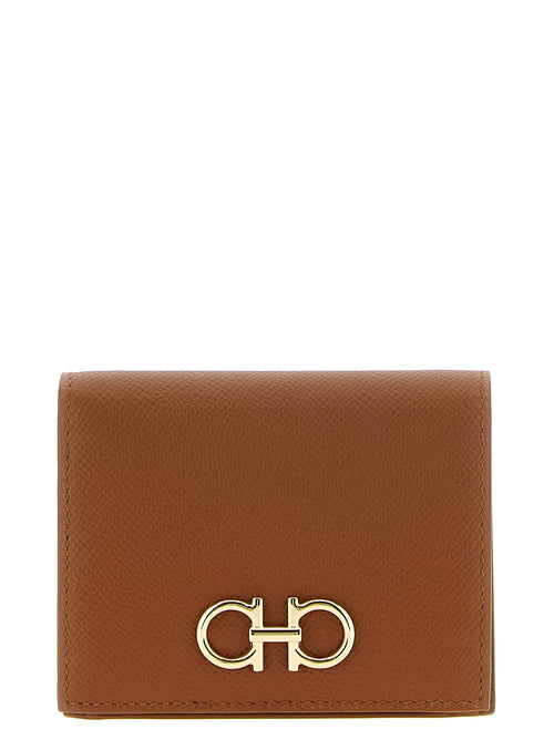 Ferragamo Brown Calfskin Cardholder