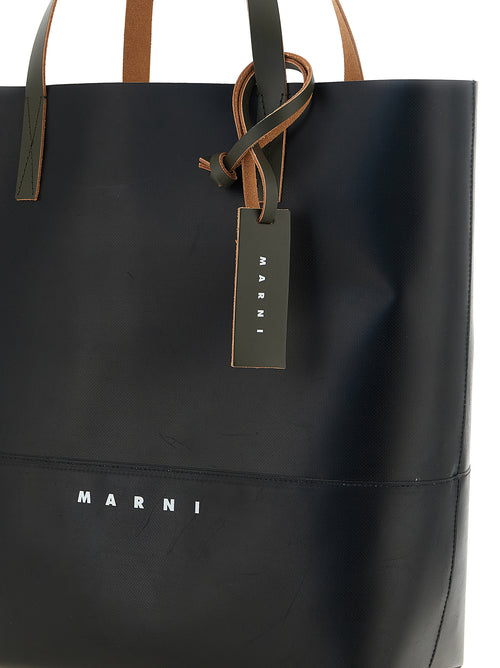 Marni Black Polyester Tote Bag