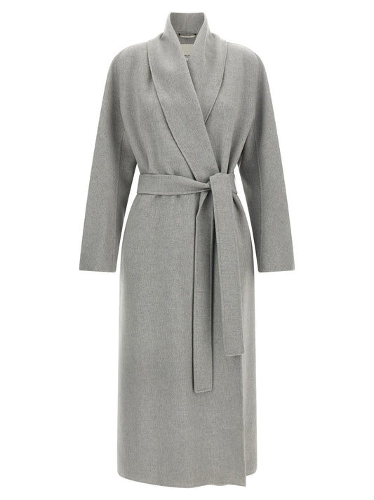 'S Max Mara Gray Wool Coat