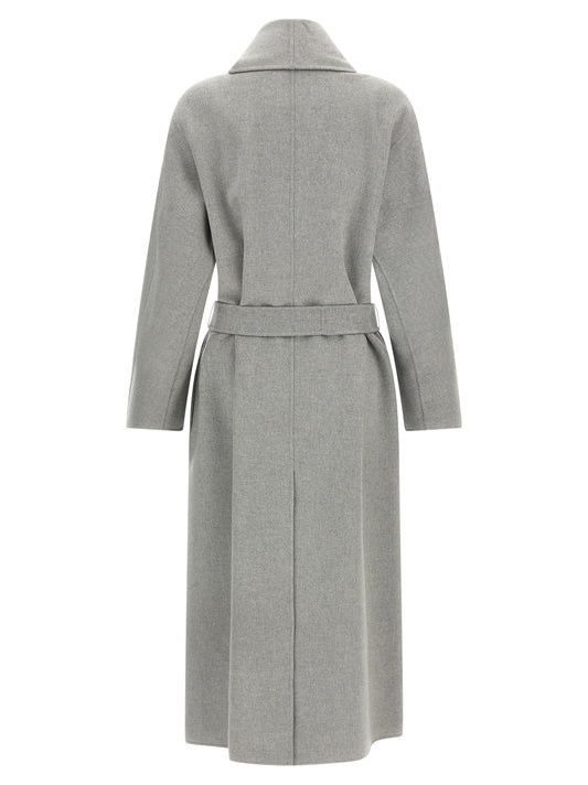 'S Max Mara Gray Wool Coat