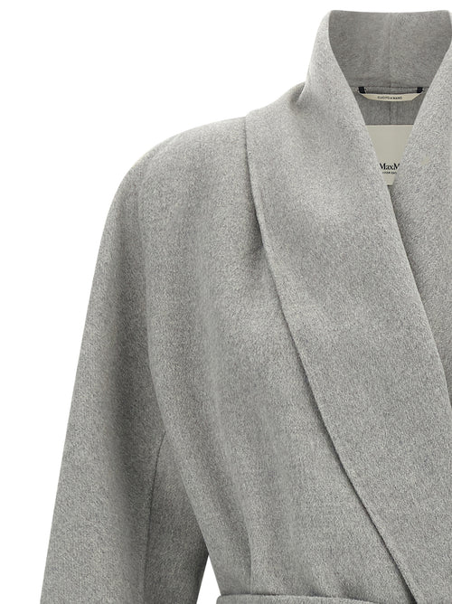 'S Max Mara Gray Wool Coat