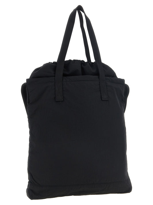 Maison Kitsuné Black Nylon Tote Bag