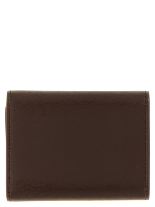 Jil Sander Brown Calfskin Cardholder