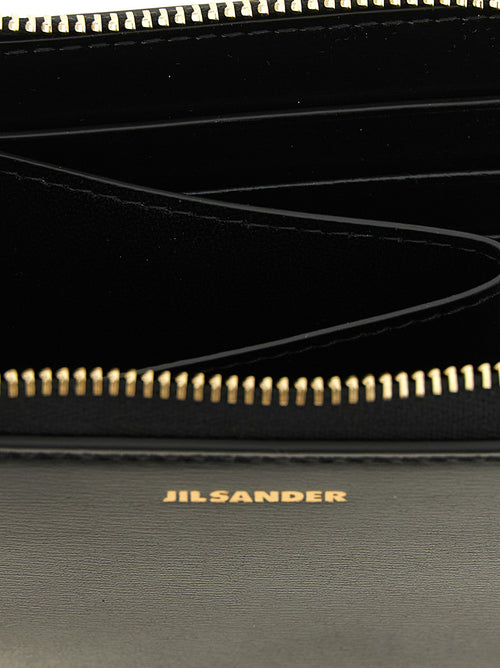 Jil Sander Black Calfskin Cardholder