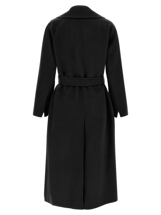 'S Max Mara Black Wool Coat
