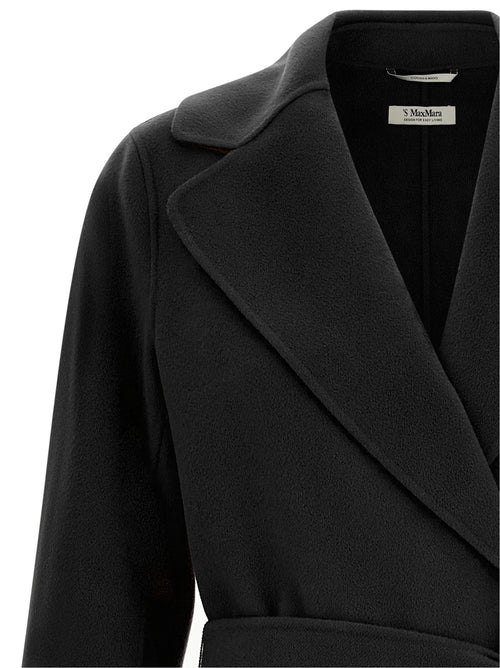 'S Max Mara Black Wool Coat