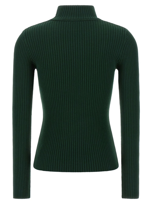 Courrèges Bicolor Viscose Cardigan