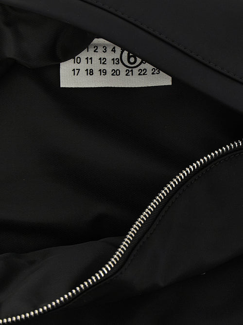 MM6 Maison Margiela Black Polyamide Backpack