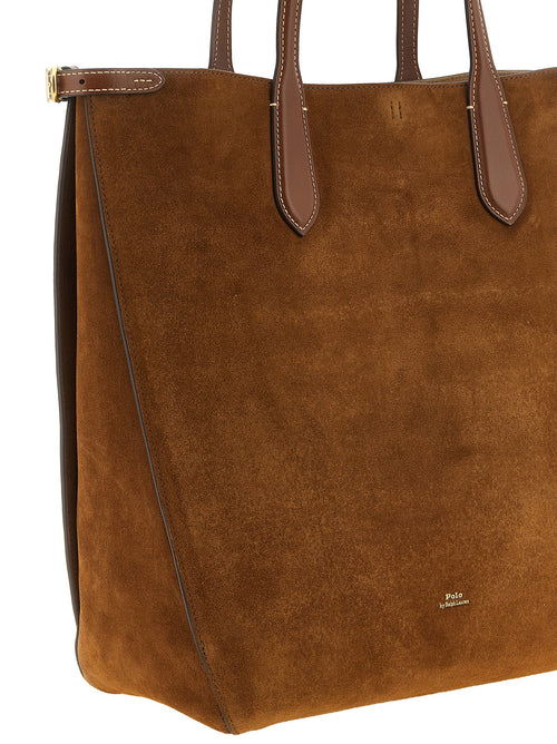 Polo Ralph Lauren Brown Cowhide Shoulder Bag