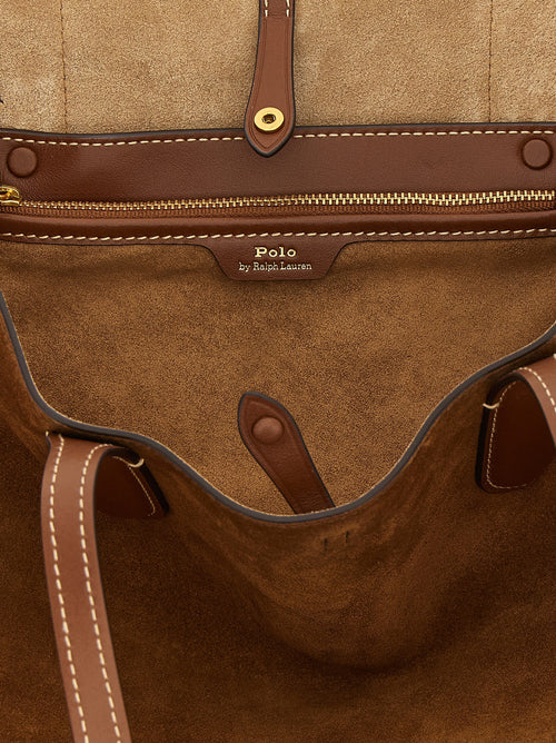 Polo Ralph Lauren Brown Cowhide Shoulder Bag