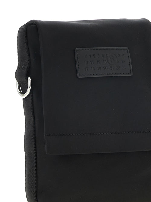 MM6 Maison Margiela Black Polyamide Crossbody Bag