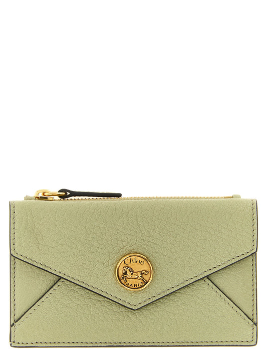 Chloé Bicolor Goatskin Cardholder
