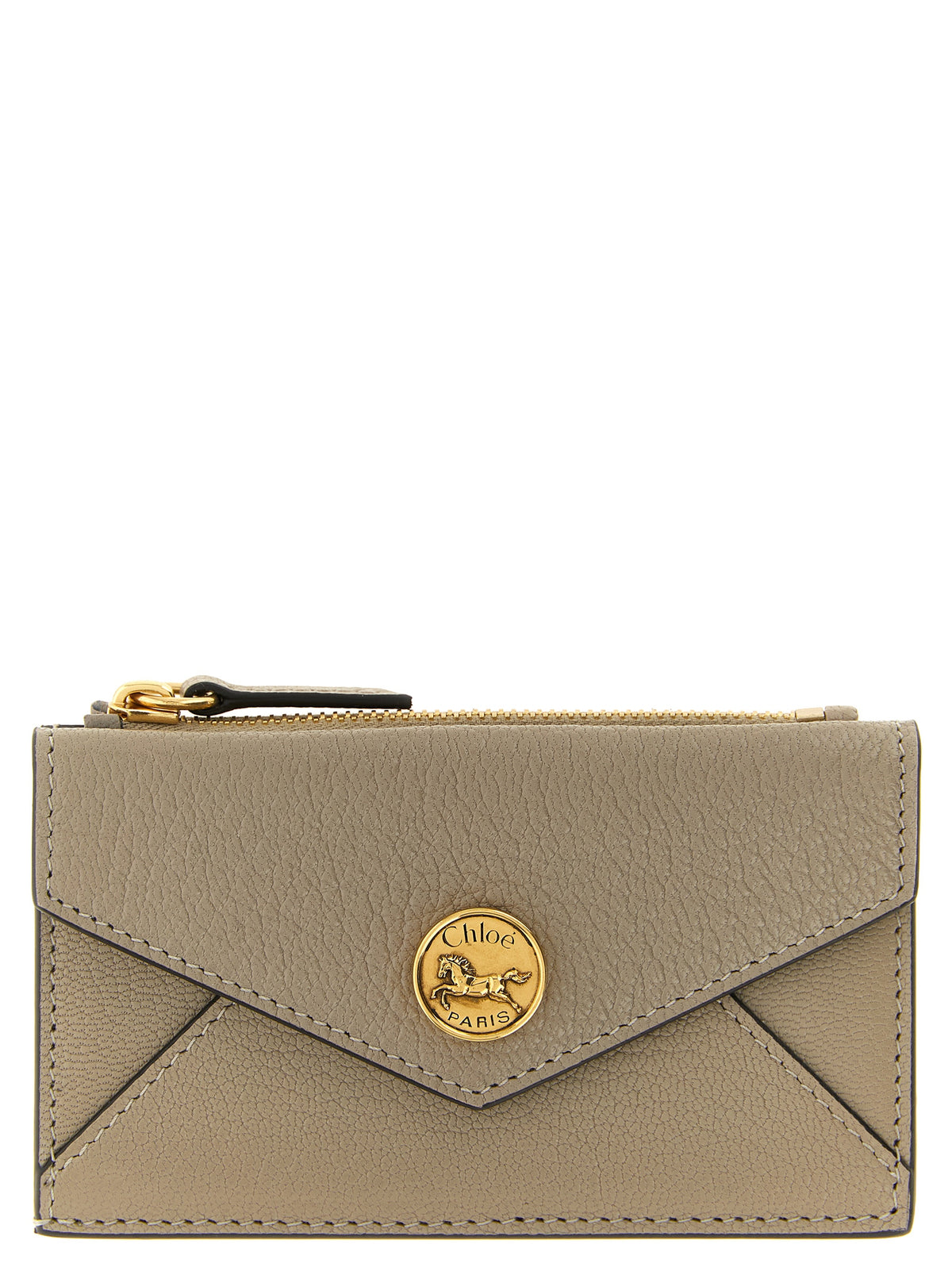 Chloé Beige Goatskin Cardholder