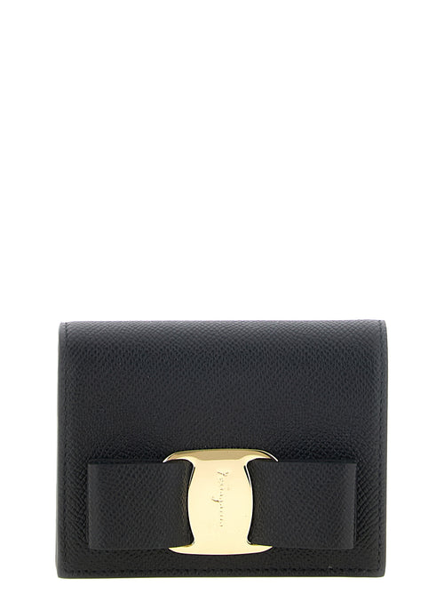 Ferragamo Black Calfskin Cardholder