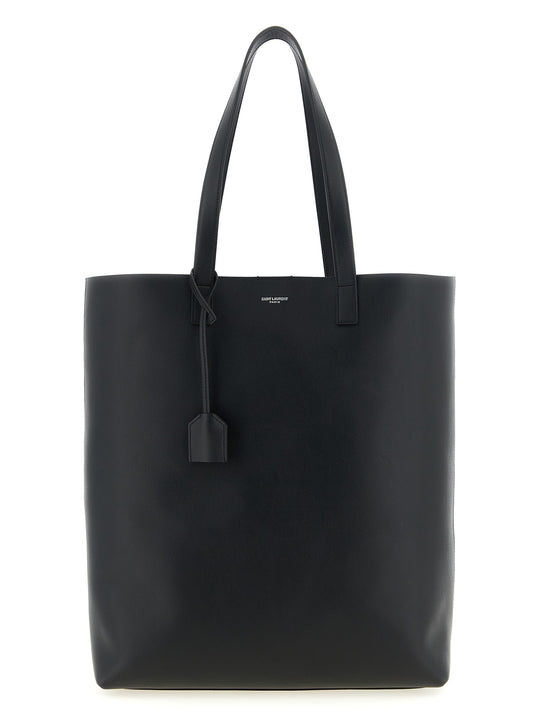 Saint Laurent Black Calfskin Tote Bag