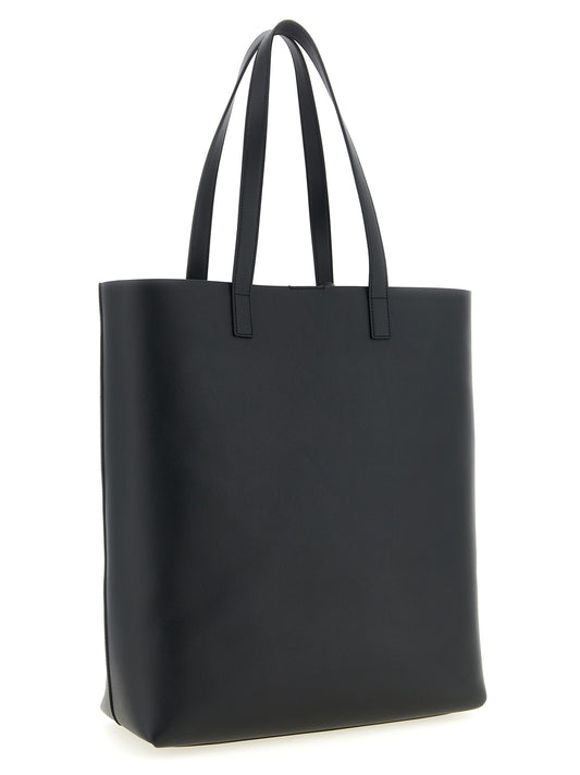Saint Laurent Black Calfskin Tote Bag
