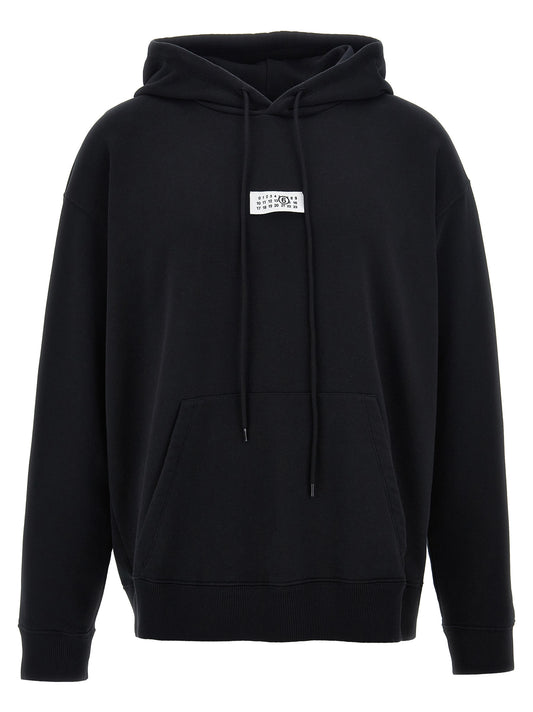 MM6 Maison Margiela Black Cotton Sweatshirt