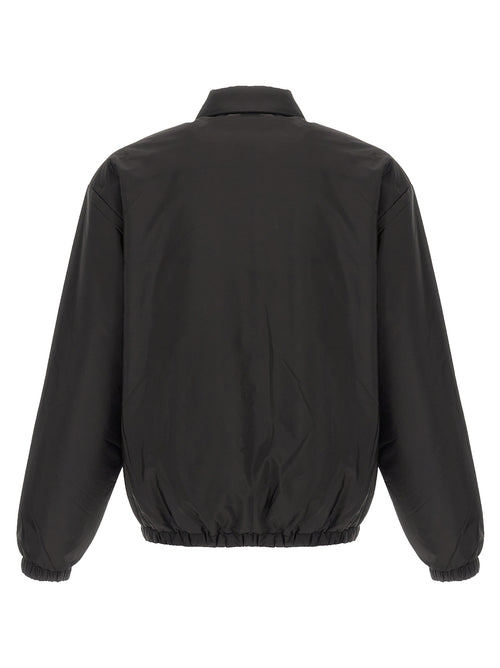 Prada Black Recycled Polyamide Full-Length Jacket