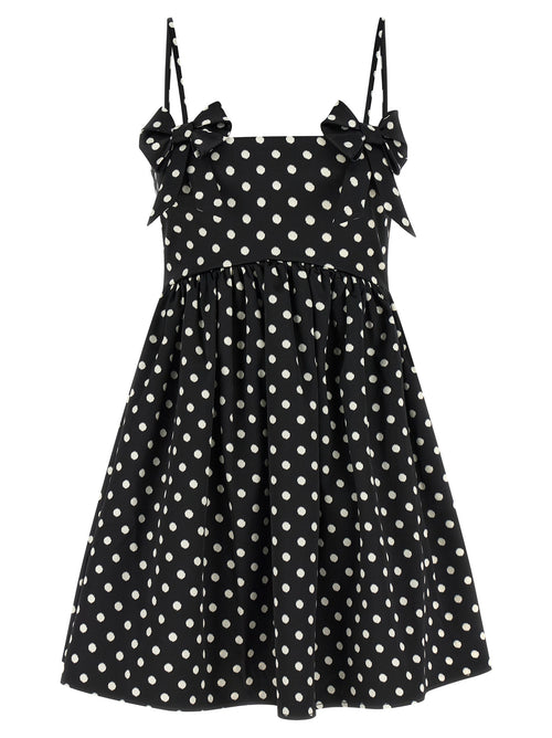 Ganni Black Polyester Short Dress