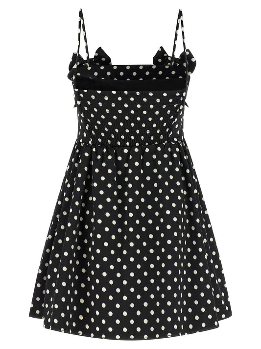 Ganni Black Polyester Short Dress