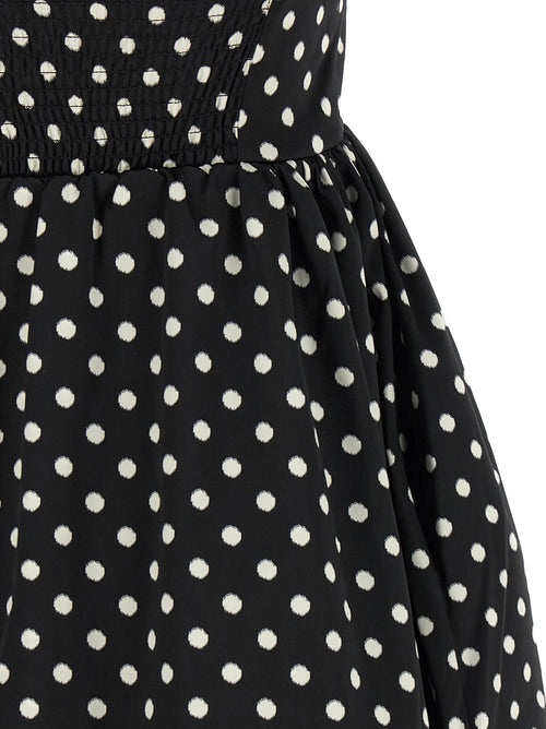 Ganni Black Polyester Short Dress
