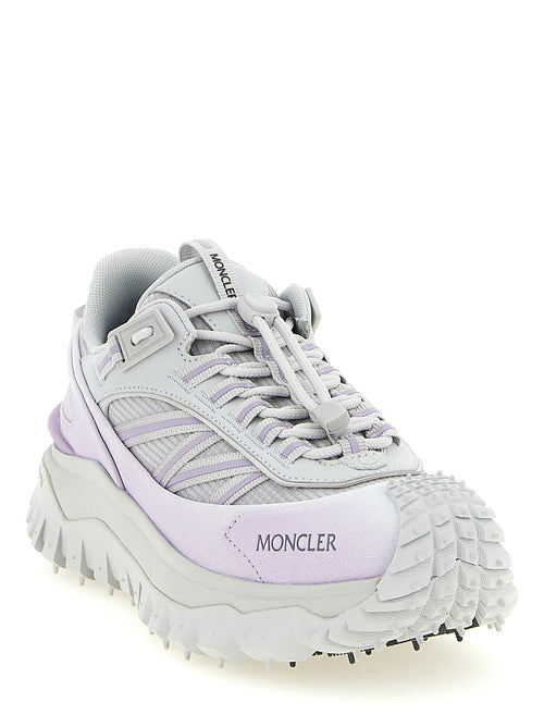 Moncler Purple Polyester Athletic Sneakers