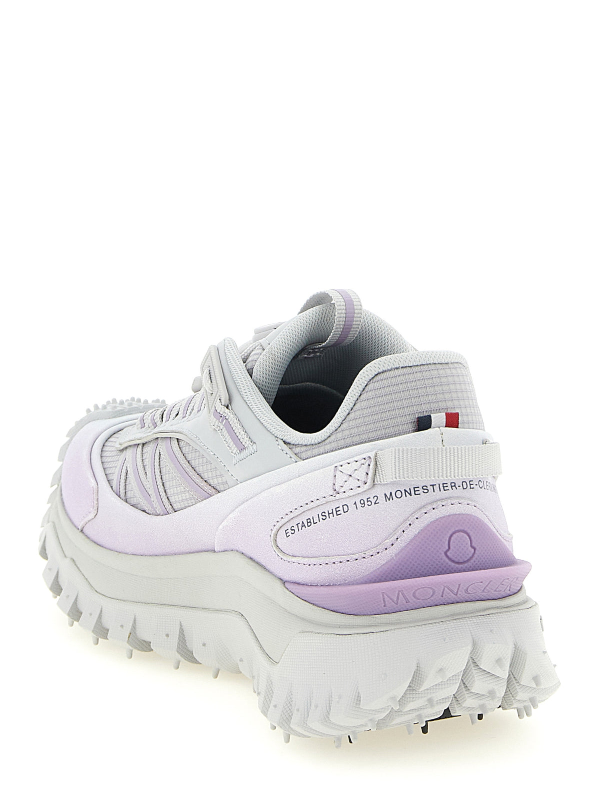 Moncler Purple Polyester Athletic Sneakers