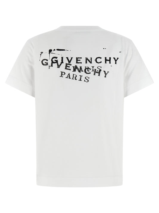 Givenchy White Cotton T-Shirt