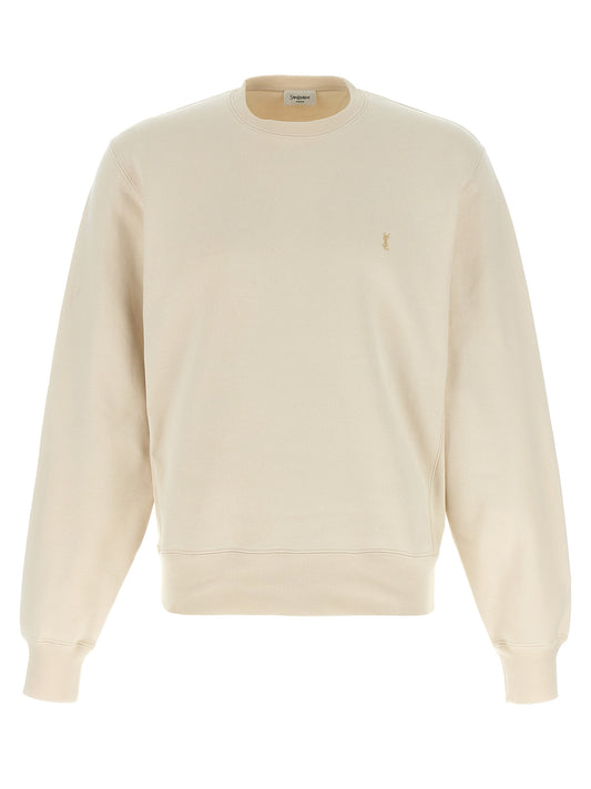 Saint Laurent Beige Cotton Sweatshirt