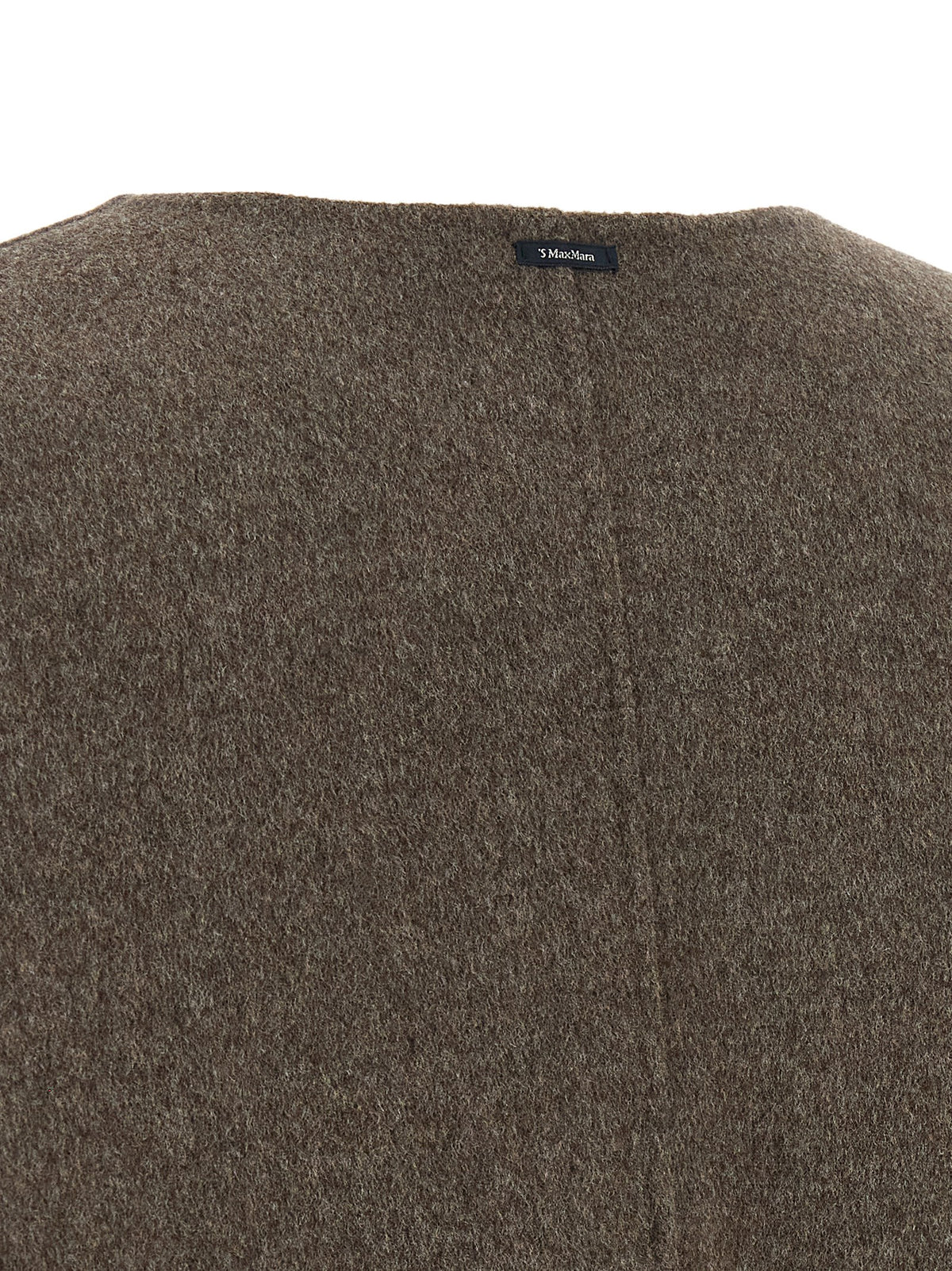 'S Max Mara Brown Wool Full-Length Jacket