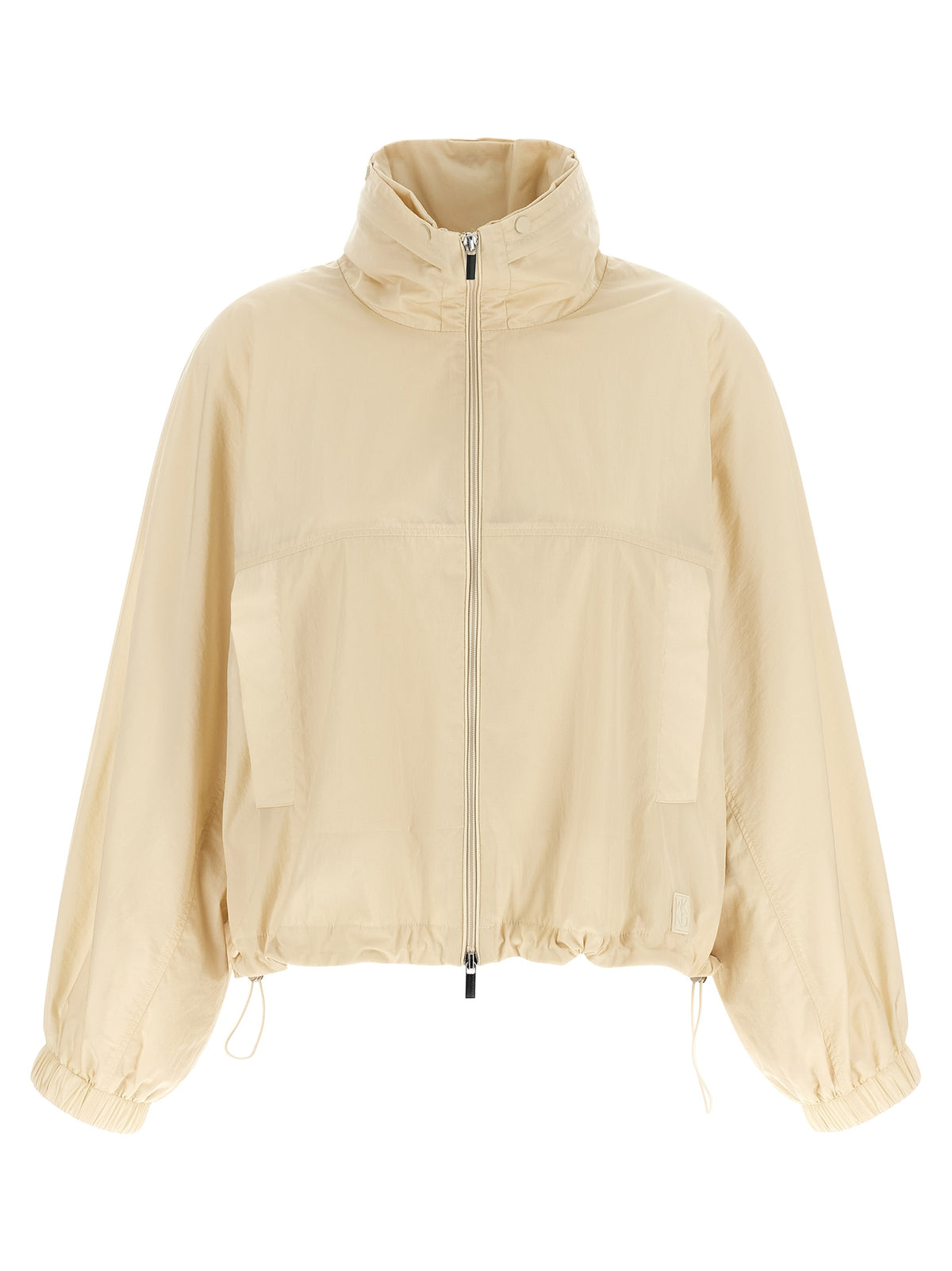 Max Mara Beige Polyamide Full-Length Jacket