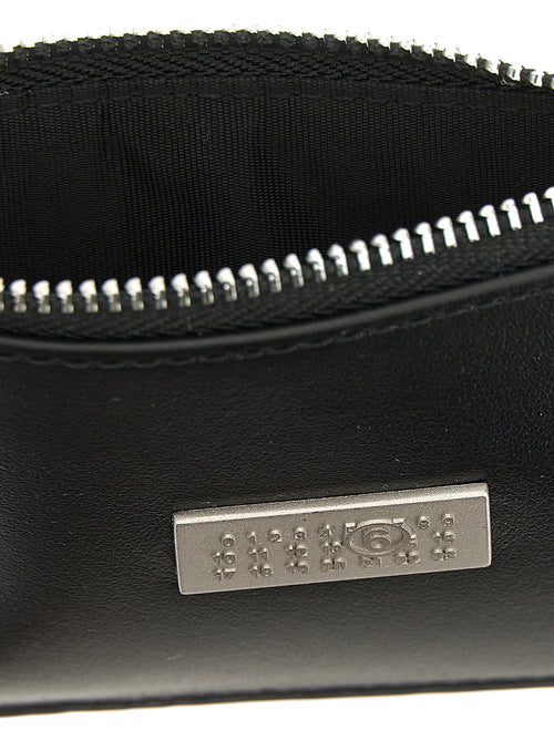 MM6 Maison Margiela Black Calfskin Cardholder