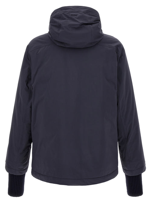 LAMINAR Blue Polyamide Shell Jacket