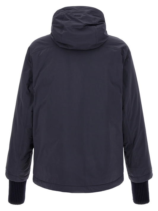 LAMINAR Blue Polyamide Shell Jacket