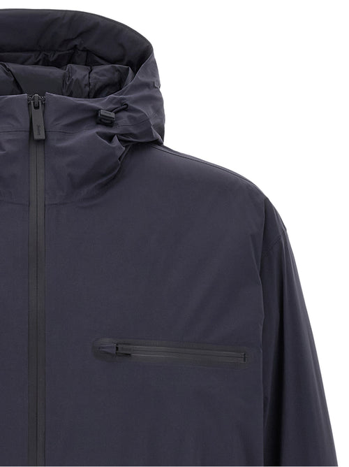 LAMINAR Blue Polyamide Shell Jacket