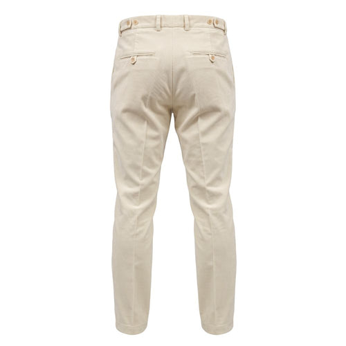 Roberto Pepe Luxury White Nylon Men's Pants